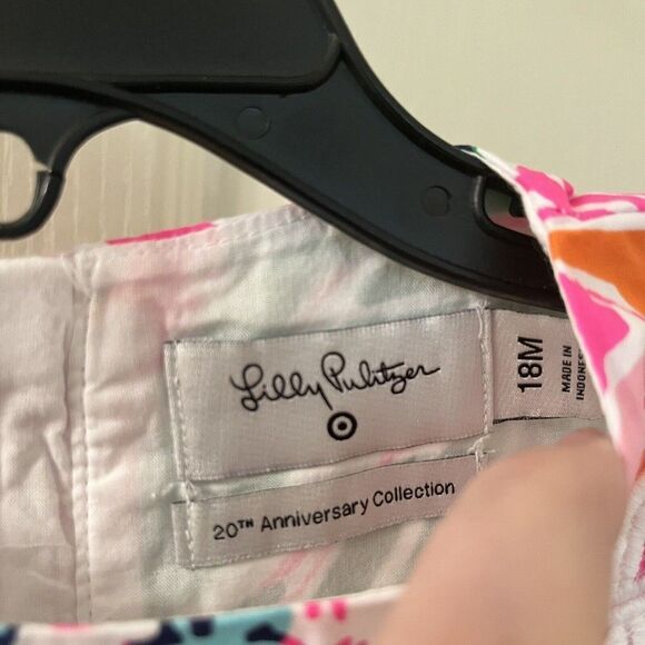 Lilly Pulitzer for Target Nosie Posey Floral Shift Dress Girls Size 18M NWT - Picture 6 of 10